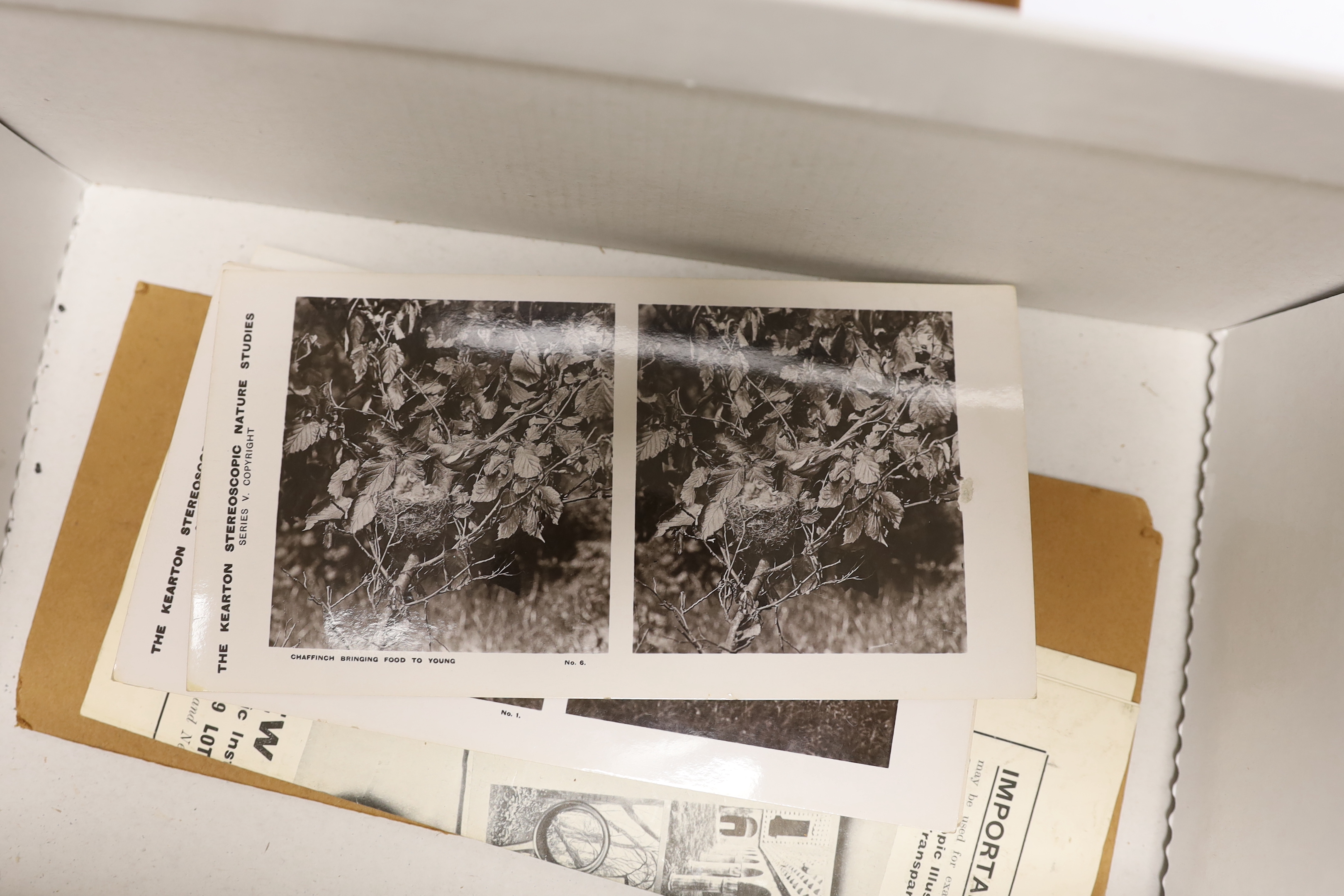 A boxed Lothian stereoscope handheld viewer